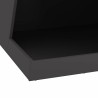 Braise Noir 50 x 50 x 100 cm Acier 531442531442