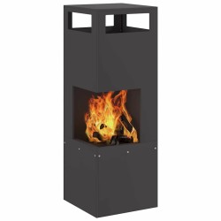 Braise Noir 35 x 35 x 100 cm Acier 531443531443