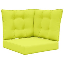 Coussin de canapé d'extérieur 3 pcs Vert Polyester 531447531447
