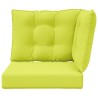 Coussin de canapé d'extérieur 3 pcs Vert Polyester 531447531447