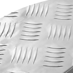 Nez de marche 5 pcs Argenté 60 x 18 x 2,5 cm Aluminium 531449531449