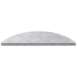 Nez de marche 10 pcs Argenté 60 x 18 x 2,5 cm Aluminium 531450531450