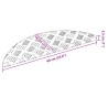 Nez de marche 10 pcs Argenté 60 x 18 x 2,5 cm Aluminium 531450531450