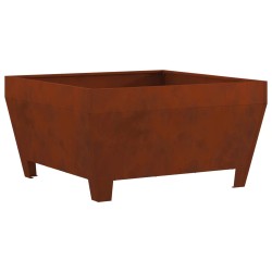 Braise Marron 80 x 80 x 43 cm Acier patiné 531451531451
