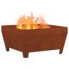 Braise Marron 80 x 80 x 43 cm Acier patiné 531451531451