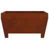 Braise Marron 80 x 80 x 43 cm Acier patiné 531451531451