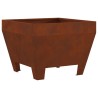 Braise Marron 50 x 50 x 38 cm Acier patiné 531452531452