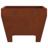 Braise Marron 50 x 50 x 38 cm Acier patiné 531452531452