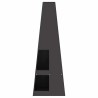 Braise Noir 35 x 35 x 100 cm Acier 531453531453
