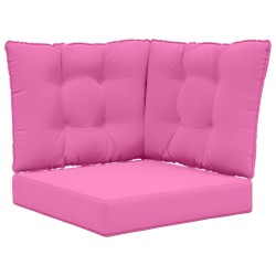 Coussin de canapé d'extérieur 3 pcs Rose Polyester 531456531456