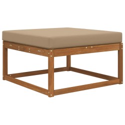 Coussin de canapé d'extérieur Taupe 80 x 80 x 8 cm Polyester 531459531459