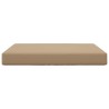 Coussin de canapé d'extérieur Taupe 80 x 80 x 8 cm Polyester 531459531459