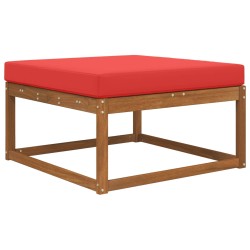 Coussin de canapé d'extérieur Rouge 80 x 80 x 8 cm Polyester 531461531461