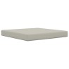Coussin de canapé d'extérieur Gris 80 x 80 x 8 cm Polyester 531462531462