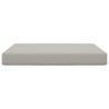 Coussin de canapé d'extérieur Gris 80 x 80 x 8 cm Polyester 531462531462