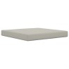 Coussin de canapé d'extérieur Gris 80 x 80 x 8 cm Polyester 531462531462