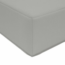Coussin de canapé d'extérieur Gris 80 x 80 x 8 cm Polyester 531462531462