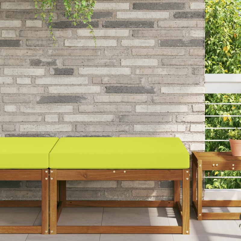 Coussin de canapé d'extérieur Vert 80 x 80 x 8 cm Polyester 531463531463