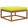 Coussin de canapé d'extérieur Vert 80 x 80 x 8 cm Polyester 531463531463