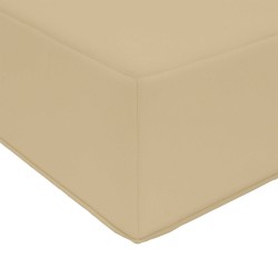 Coussin de canapé d'extérieur Beige 80 x 80 x 8 cm Polyester 531465531465
