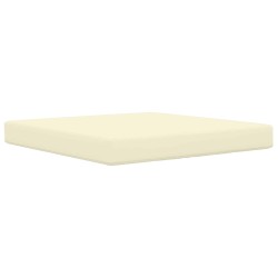 Coussin de canapé d'extérieur Crème 80 x 80 x 8 cm Polyester 531466531466
