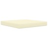Coussin de canapé d'extérieur Crème 80 x 80 x 8 cm Polyester 531466531466