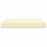 Coussin de canapé d'extérieur Crème 80 x 80 x 8 cm Polyester 531466531466