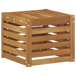 Banc de Jardin Naturel 43 x 43 x 37 cm Bois d'Acacia Massif 531472531472