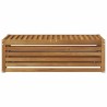 Banc de Jardin Naturel 115 x 43 x 37 cm Bois d'Acacia Massif 531478531478