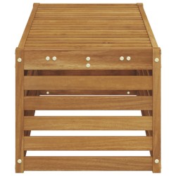 Banc de Jardin Naturel 115 x 43 x 37 cm Bois d'Acacia Massif 531478531478
