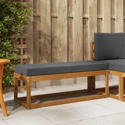 Banc de jardin Naturel et Anthracite 115 x 43 x 45 cm 531480531480