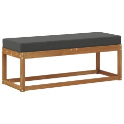 Banc de jardin Naturel et Anthracite 115 x 43 x 45 cm 531480531480