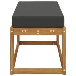 Banc de jardin Naturel et Anthracite 115 x 43 x 45 cm 531480531480