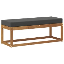 Banc de jardin Naturel et Anthracite 115 x 43 x 45 cm 531480531480