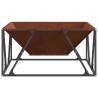 Braise Marron 80 x 80 x 40 cm Acier patiné 531481531481