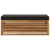 Banc de jardin pliant Bois d'Acacia Massif Naturel 531484531484