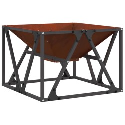 Braise Marron 50 x 50 x 35 cm Acier patiné 531488531488