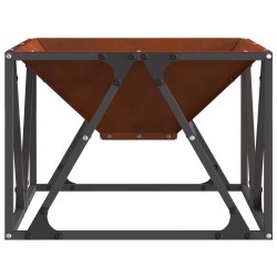 Braise Marron 50 x 50 x 35 cm Acier patiné 531488531488