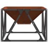 Braise Marron 50 x 50 x 35 cm Acier patiné 531488531488