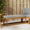 Banc de Tabouret Gris Naturel et Clair 115 x 43 x 37 cm 531491531491