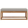Banc de Tabouret Gris Naturel et Clair 115 x 43 x 37 cm 531491531491