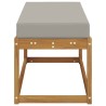 Banc de Tabouret Gris Naturel et Clair 115 x 43 x 37 cm 531491531491