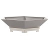 Foyer de cheminée Marron 100 x 100 x 28 cm Acier patiné 531492531492