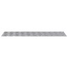 Nez de marche Rectangulaire 2 pcs Argenté 100 x 30 cm Aluminium 531495531495