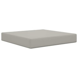 Coussin de canapé d'extérieur Gris 60 x 60 x 8 cm Polyester 531496531496