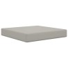 Coussin de canapé d'extérieur Gris 60 x 60 x 8 cm Polyester 531496531496