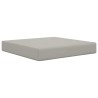 Coussin de canapé d'extérieur Gris 60 x 60 x 8 cm Polyester 531496531496