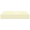Coussin de canapé d'extérieur Crème 60 x 60 x 8 cm Polyester 531497531497
