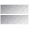 Nez de marche Rectangulaire 2 pcs Argenté 90 x 30 cm Aluminium 531503531503