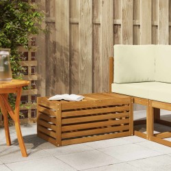 Banc de Jardin Naturel 79 x 43 x 37 cm Bois d'Acacia Massif 531506531506